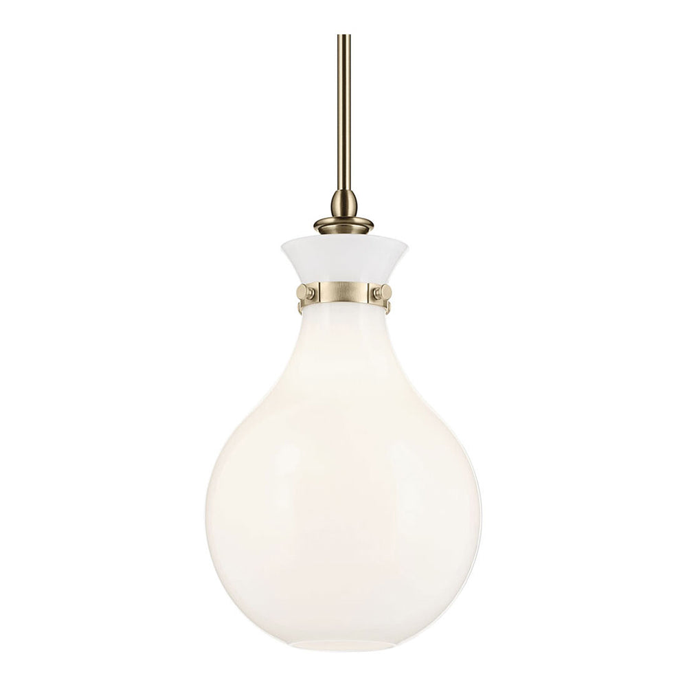Laria Pear Small Pendant Champagne Bronze / Opal