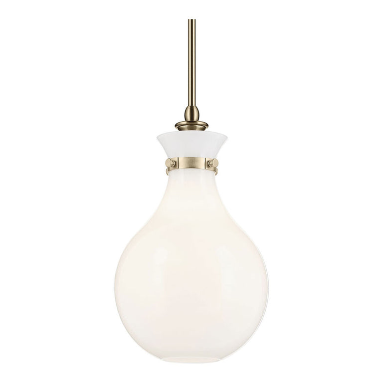 Laria Pear Small Pendant Champagne Bronze / Opal