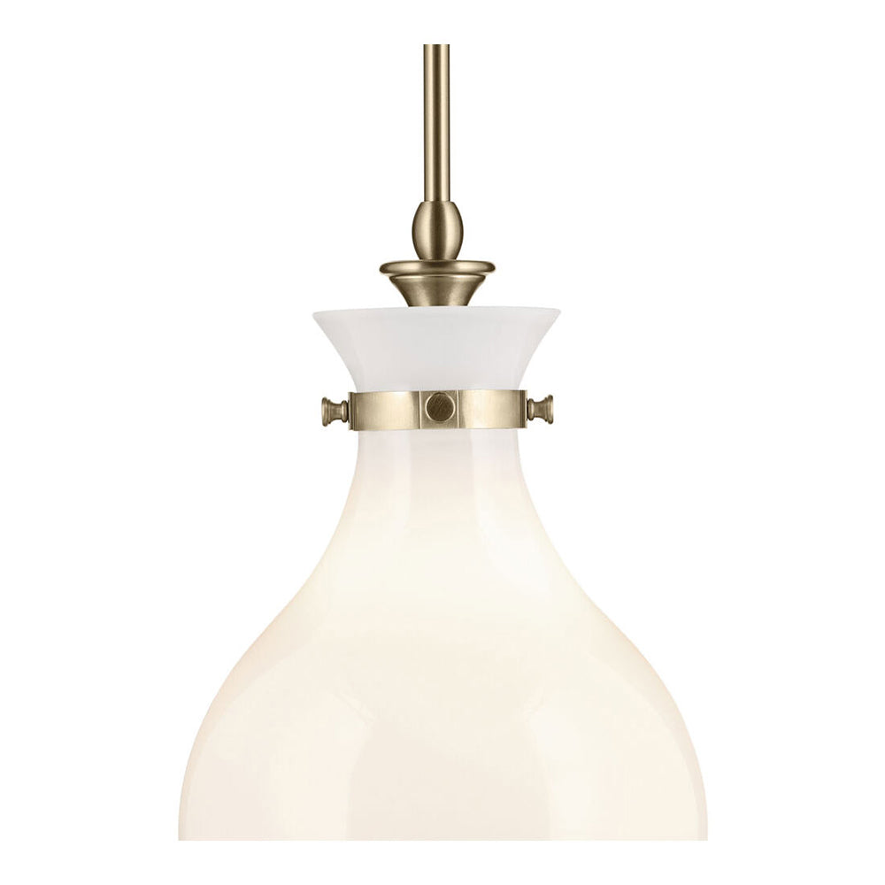 Laria Pear Small Pendant Champagne Bronze / Opal