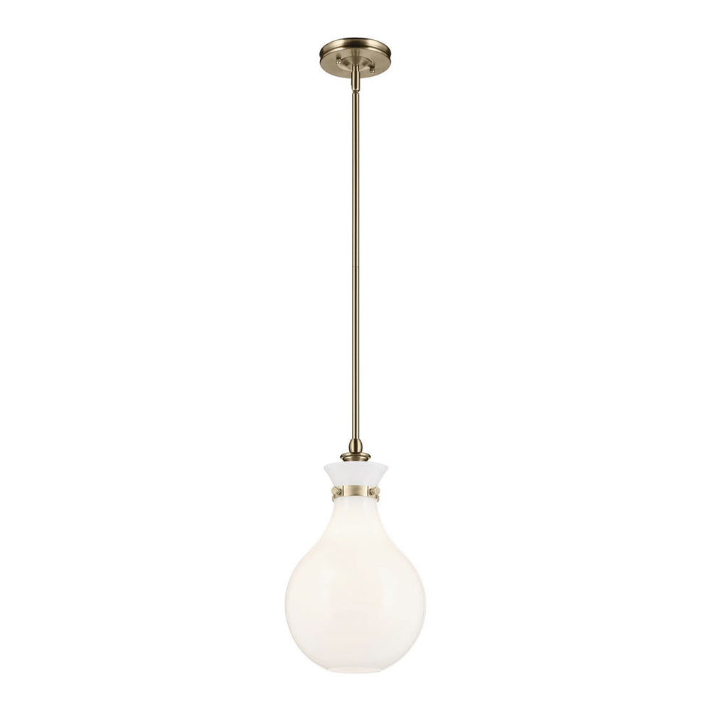 Laria Pear Small Pendant Champagne Bronze / Opal