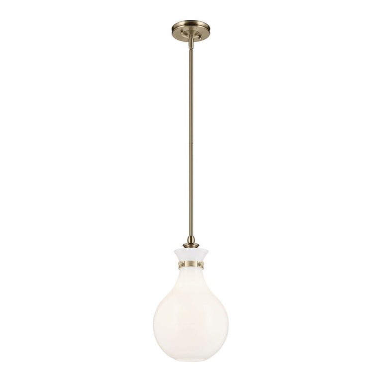 Laria Pear Small Pendant Champagne Bronze / Opal