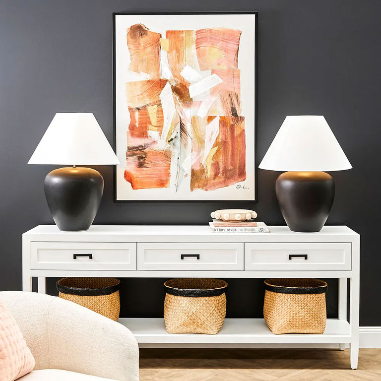 Auburn Abstract Canvas Painting - 53163