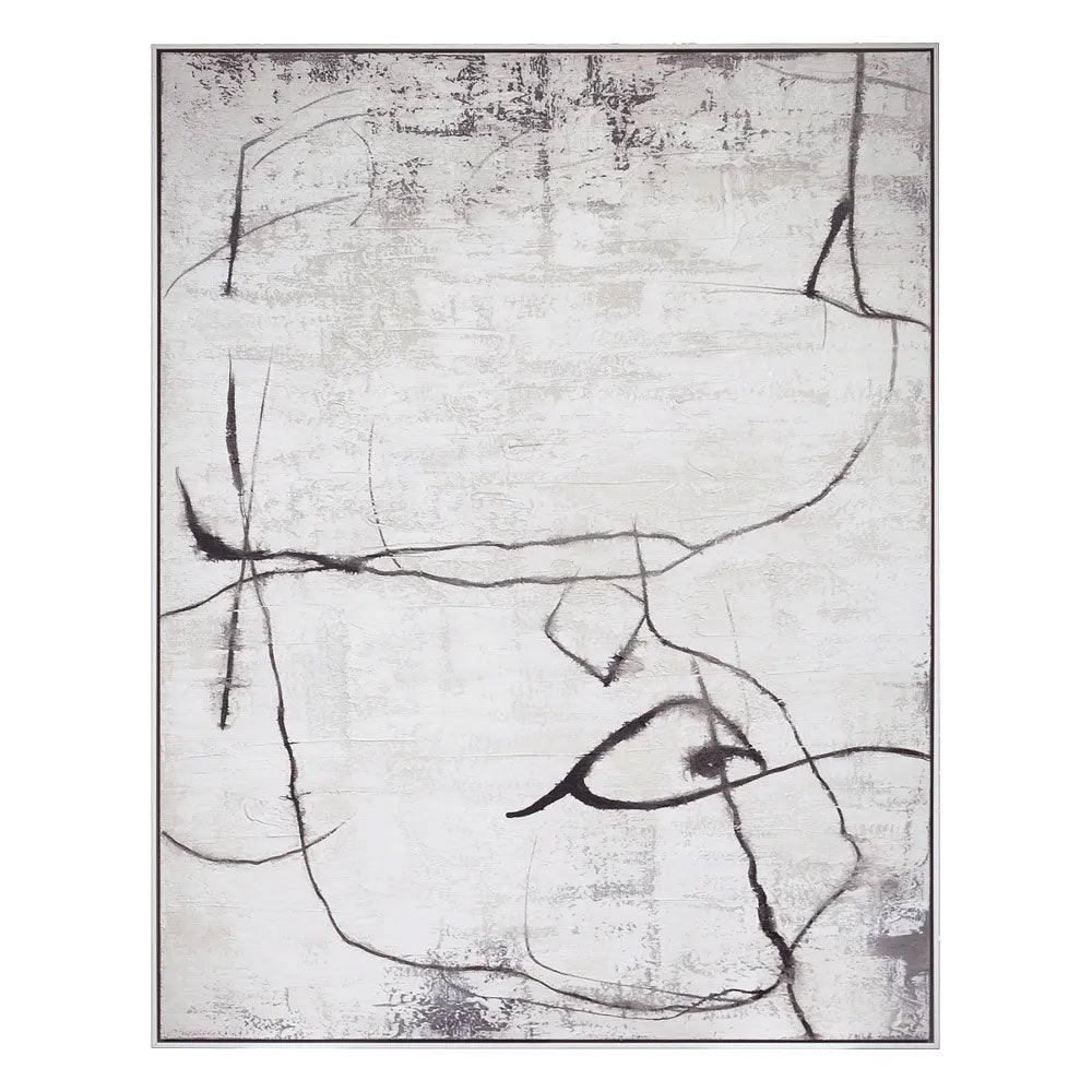 Foundations Series I Oil On Canvas Painting - 53276