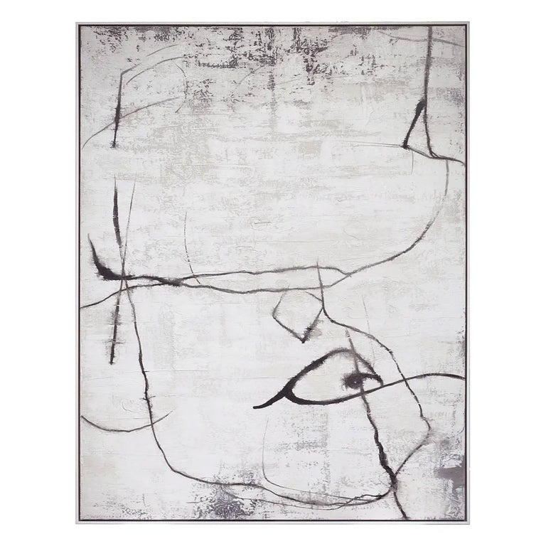 Foundations Series I Oil On Canvas Painting - 53276