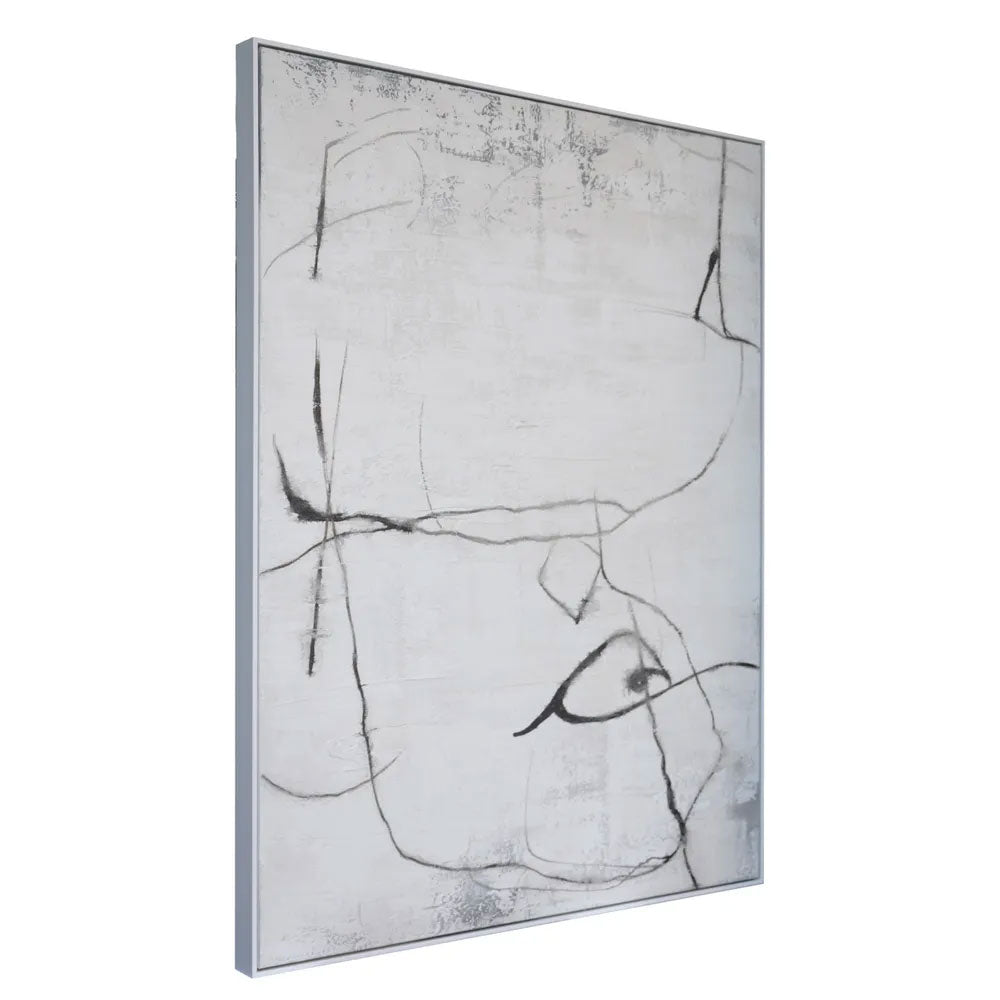Foundations Series I Oil On Canvas Painting - 53276