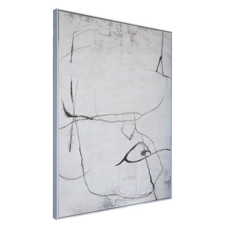 Foundations Series I Oil On Canvas Painting - 53276