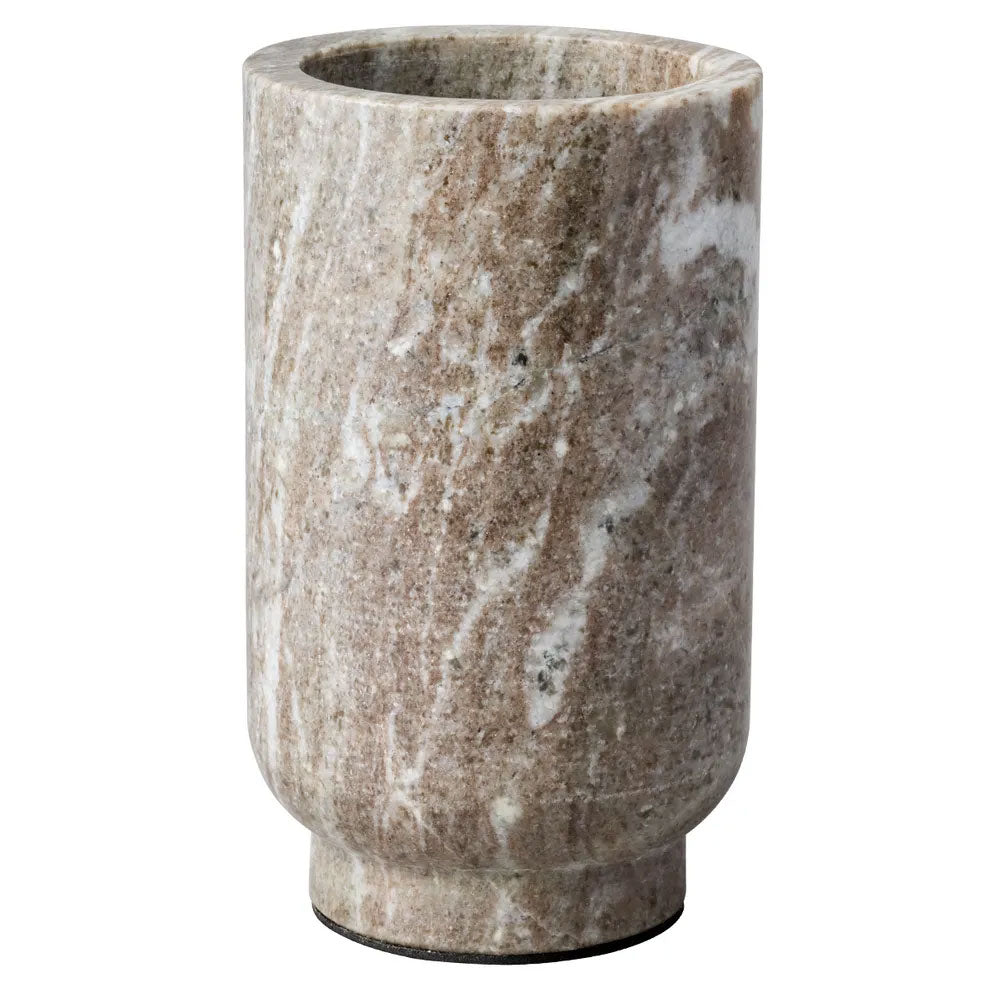 Aries Marble Vase Small Natural - 53381