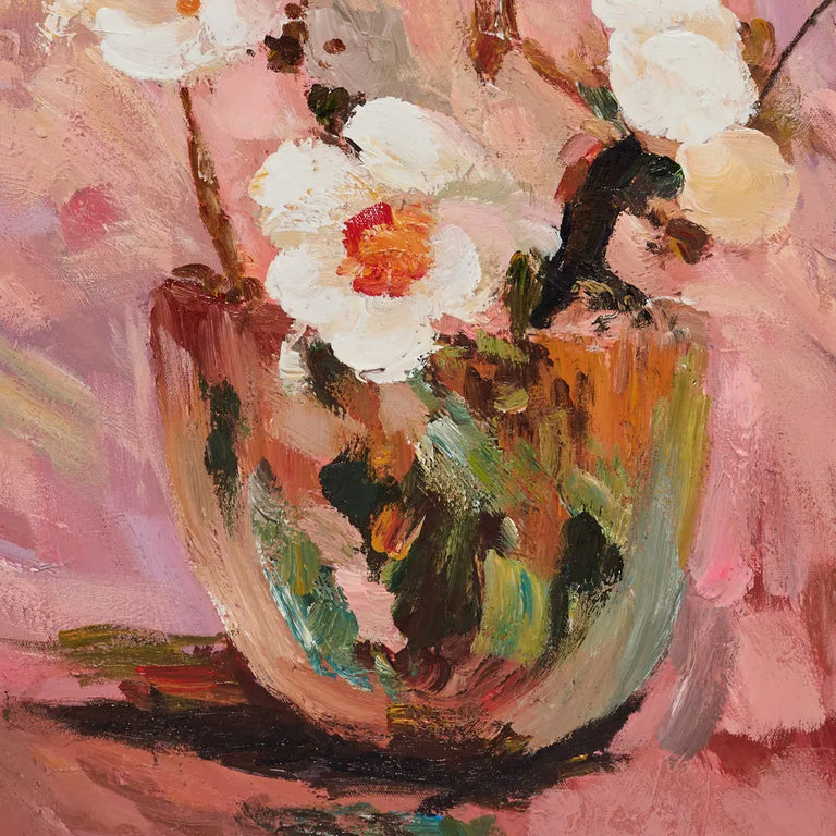 Faded Flora Canvas Painting - 53410