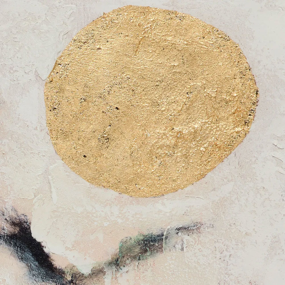 Golden Moon Canvas Painting - 53413