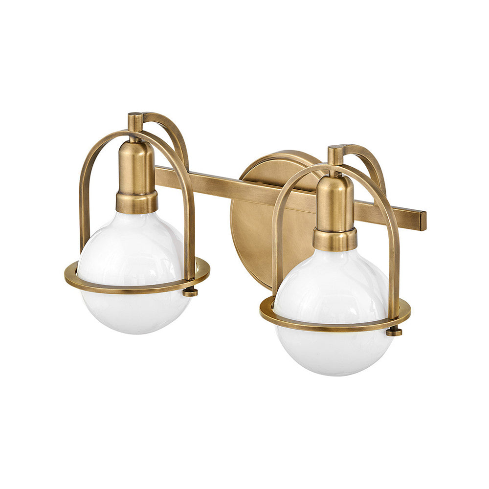 Somerset 2 Light Wall Light Heritage Brass - U/HK/53772HB