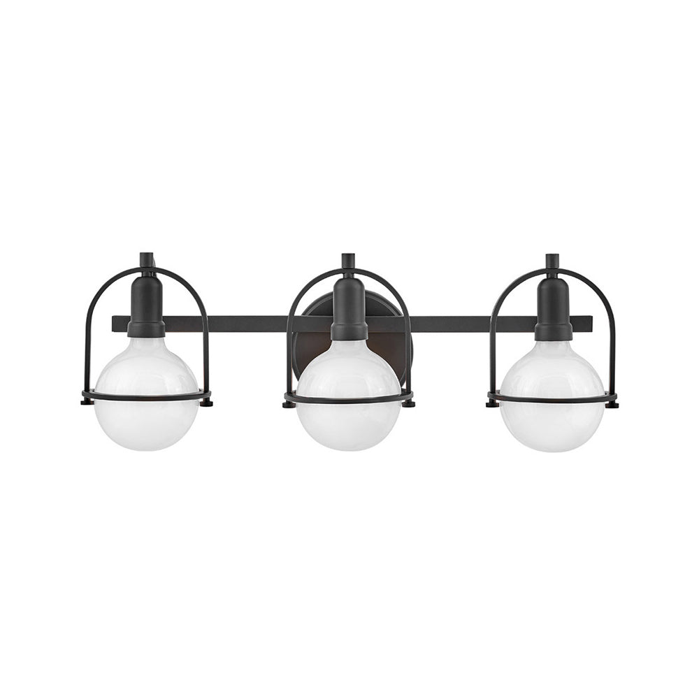 Somerset 3 Light Wall Light Black - U/HK/53773BK