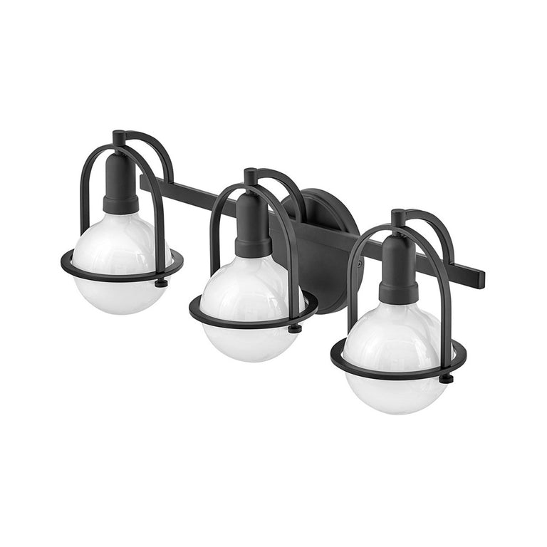 Somerset 3 Light Wall Light Black - U/HK/53773BK