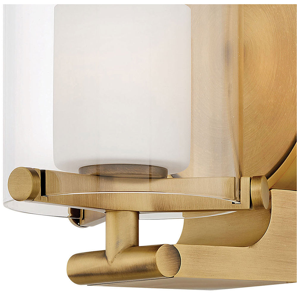 Rixon 1 Wall Light Heritage Brass - U/HK/5490HB