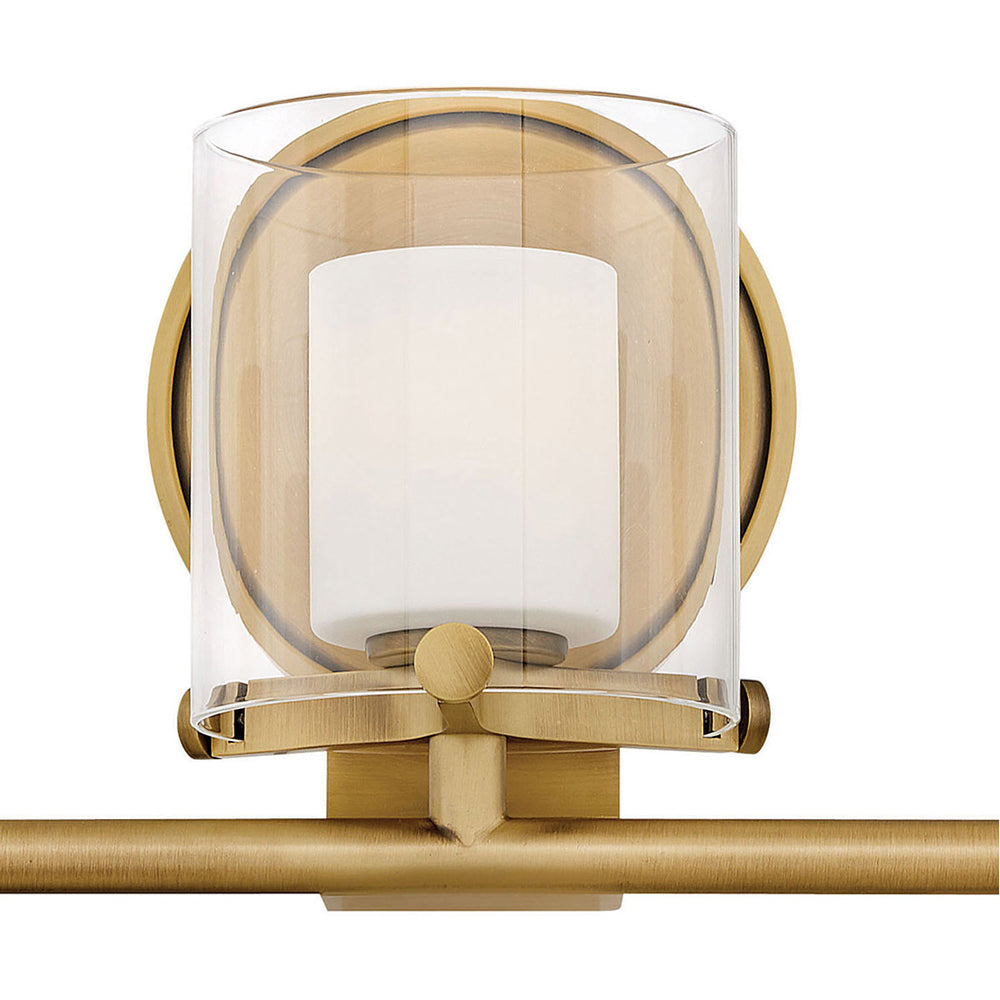 Rixon 3 Wall Light Heritage Brass - U/HK/5493HB