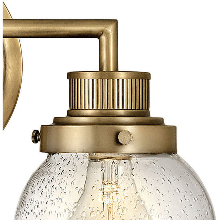 Poppy 2 Wall Light Heritage Brass - U/HK/5932HB