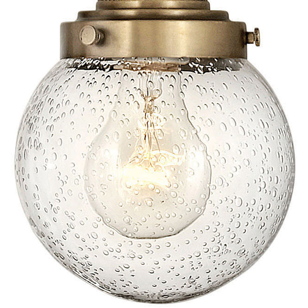 Poppy 3 Wall Light Heritage Brass - U/HK/5933HB