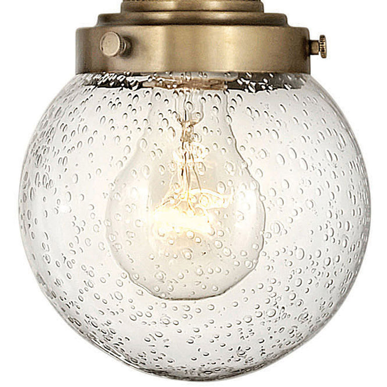 Poppy 3 Wall Light Heritage Brass - U/HK/5933HB