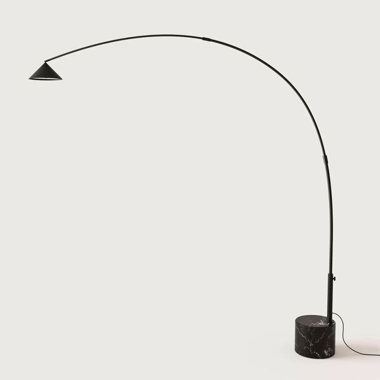 Hinoo LED Floor Lamp Matt Black - ARO.P1266/NEG-NEG