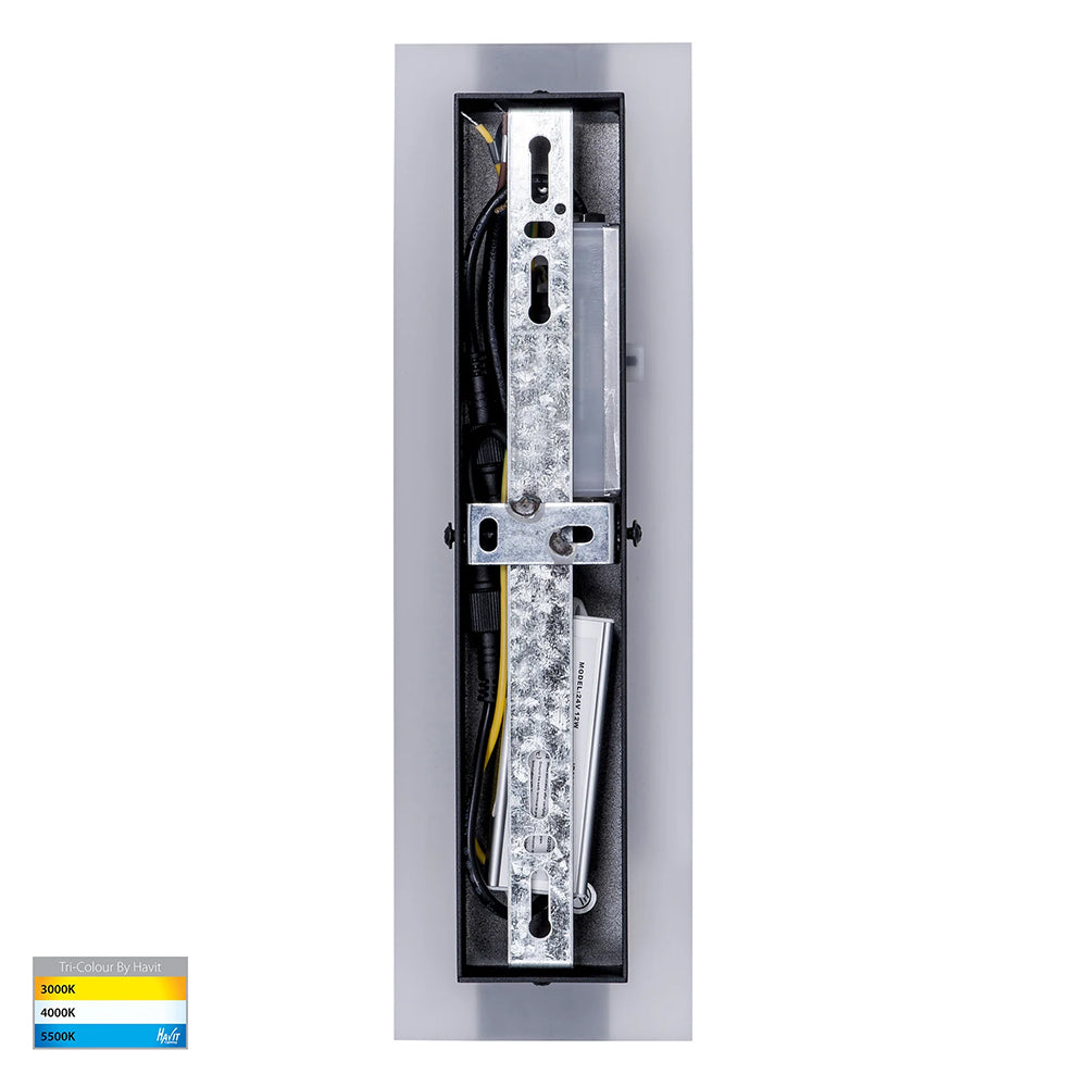 Barline 300mm 9W CCT 24V DC LED Wall Light Black - HV3581T-BLK-24V