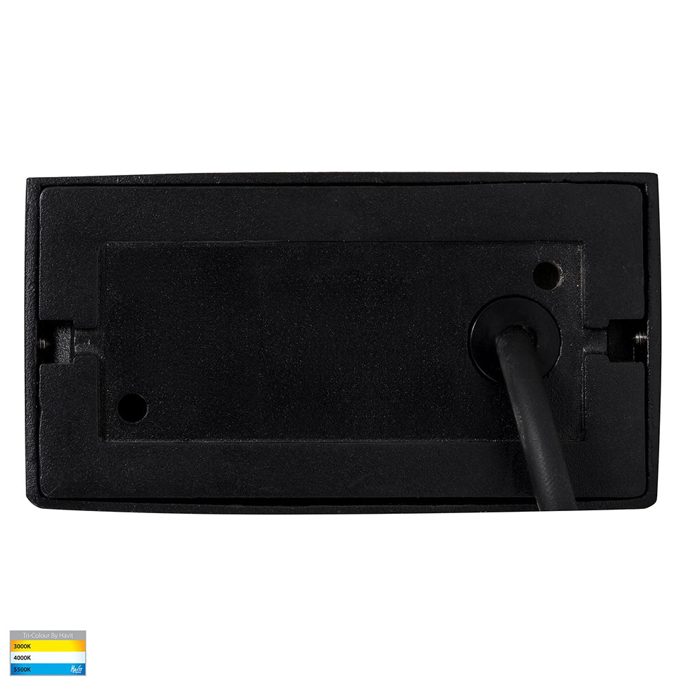 Ridge 6W CCT 12V DC LED Step Light Black - HV3283T-BLK