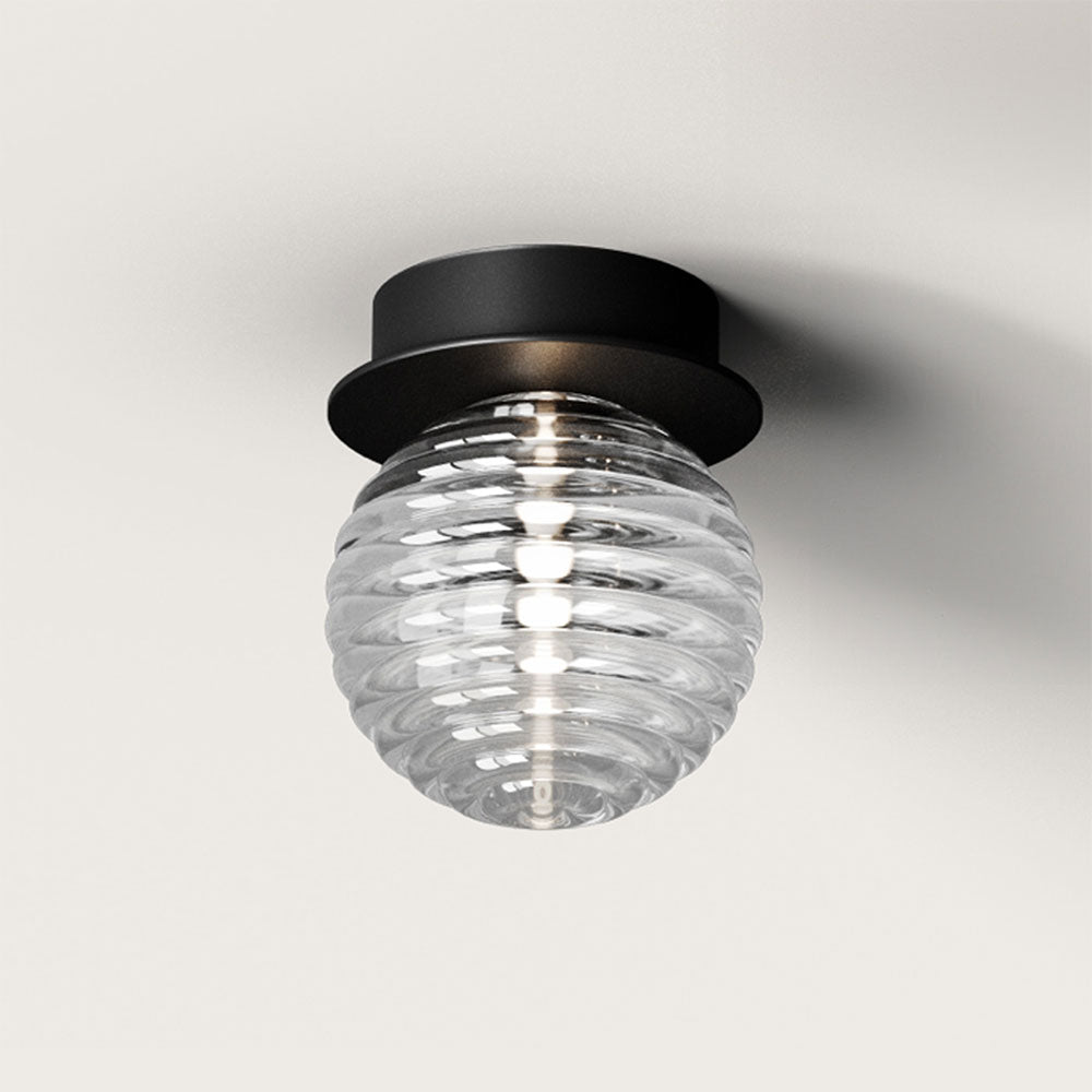 Doul LED Ceiling / Wall Light Matt Black - ARO.T1310/NEG