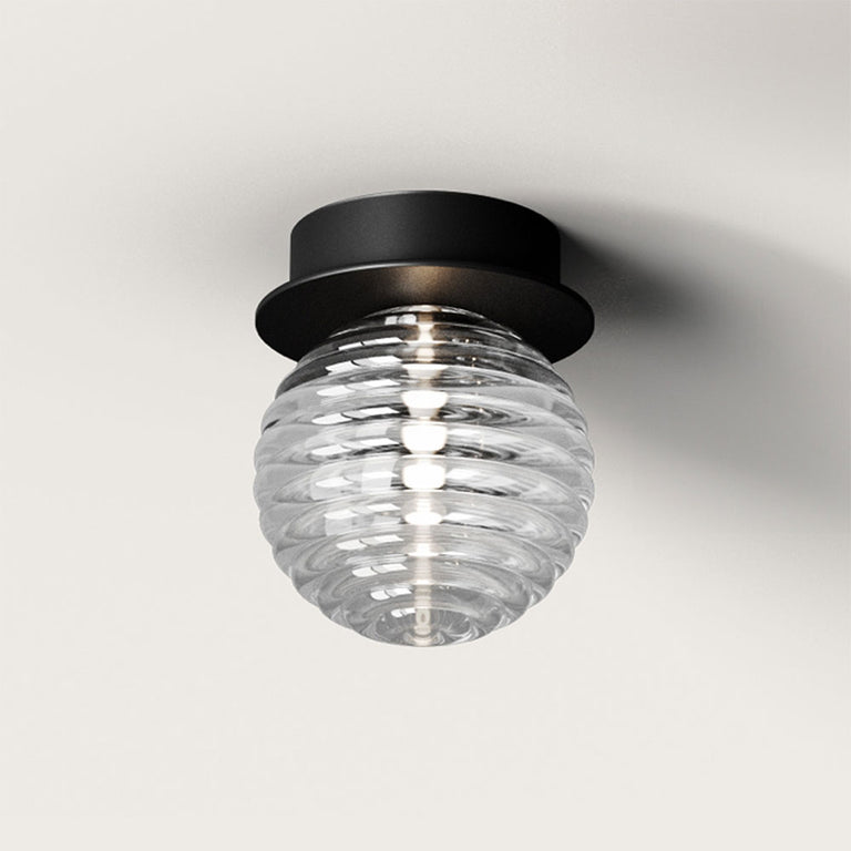Doul LED Ceiling / Wall Light Matt Black - ARO.T1310/NEG