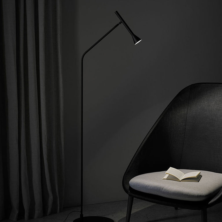 Lyb LED Floor Lamp Matt Black - ARO.P1274/NEG