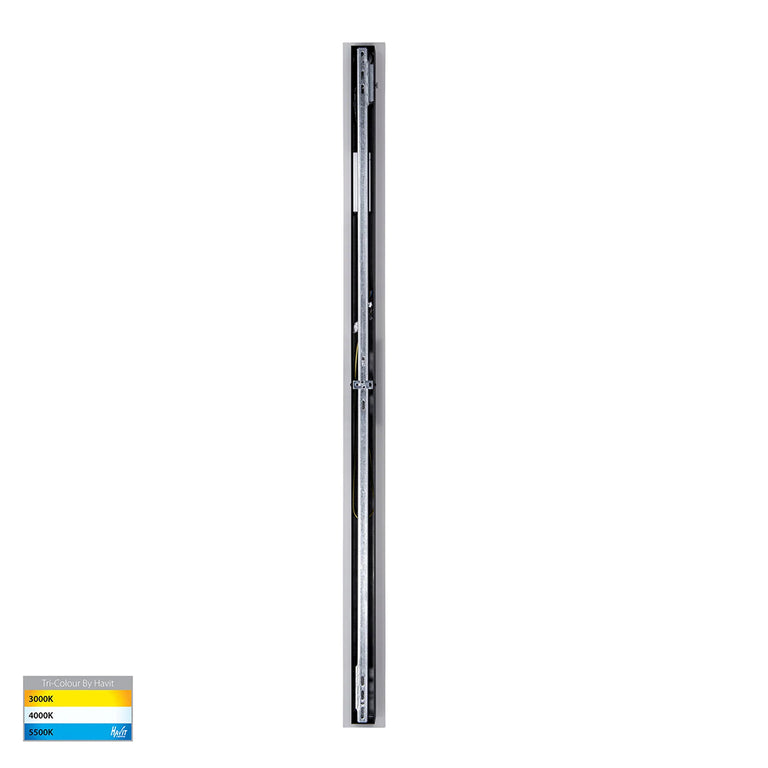 Barline 1500mm 45W CCT 240V LED Wall Light Black - HV3586T-BLK
