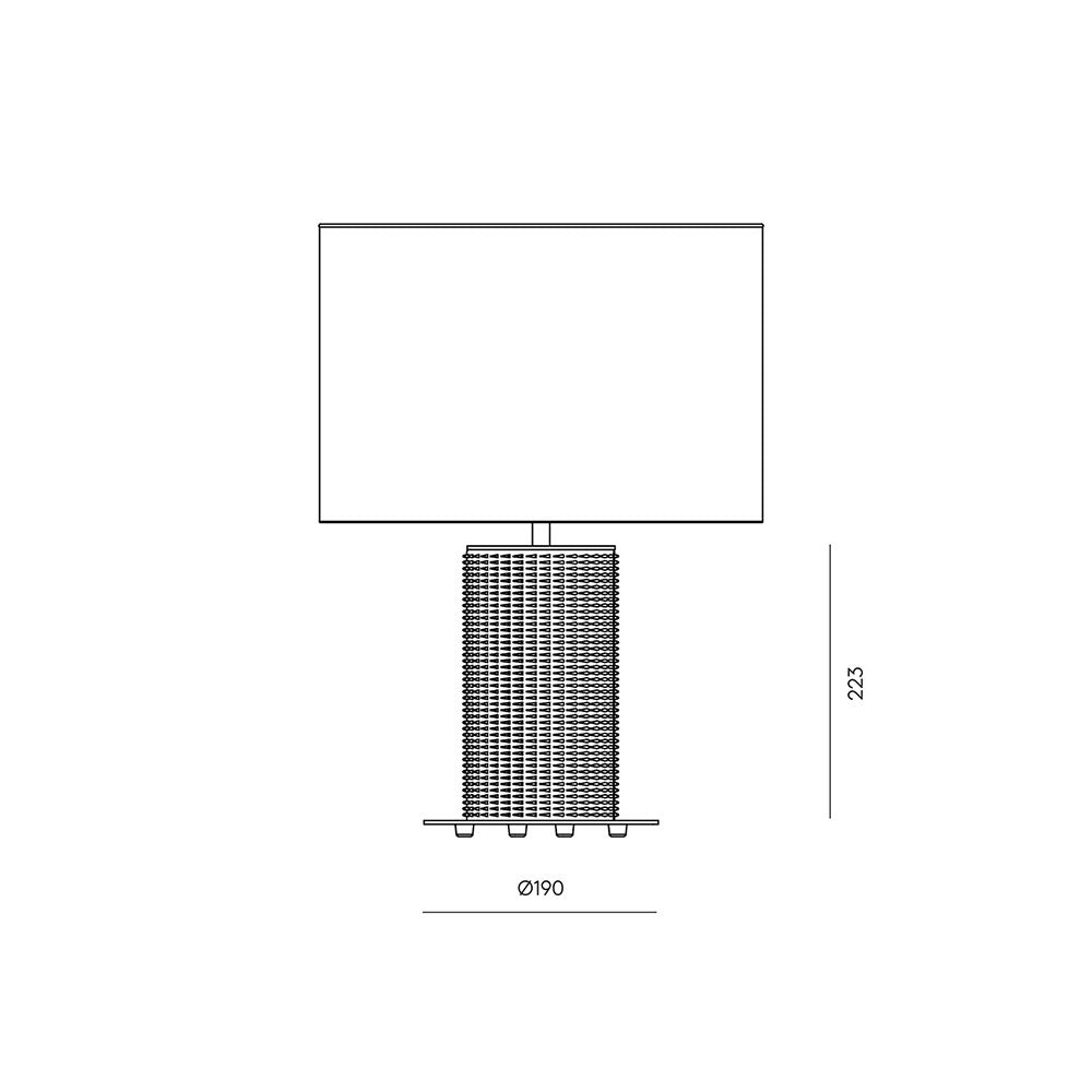 Dab Table Lamp With Shade