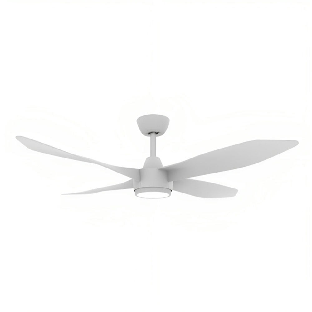 Blast 52" DC 4 Blade Ceiling Fan With 18W Tri-Colour Dimmable LED White - 60148 + 60151