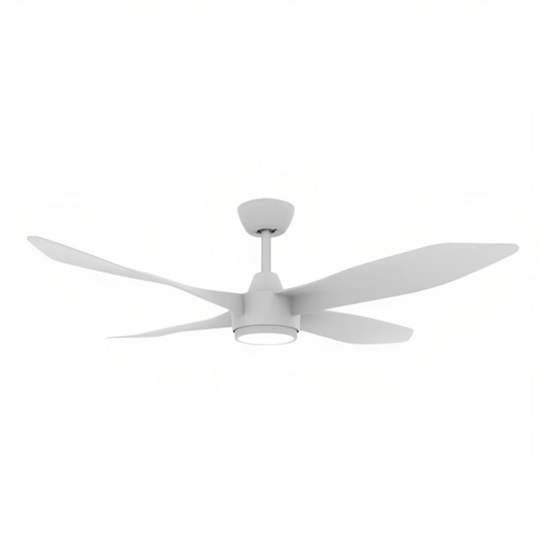 Blast 52" DC 4 Blade Ceiling Fan With 18W Tri-Colour Dimmable LED White - 60148 + 60151