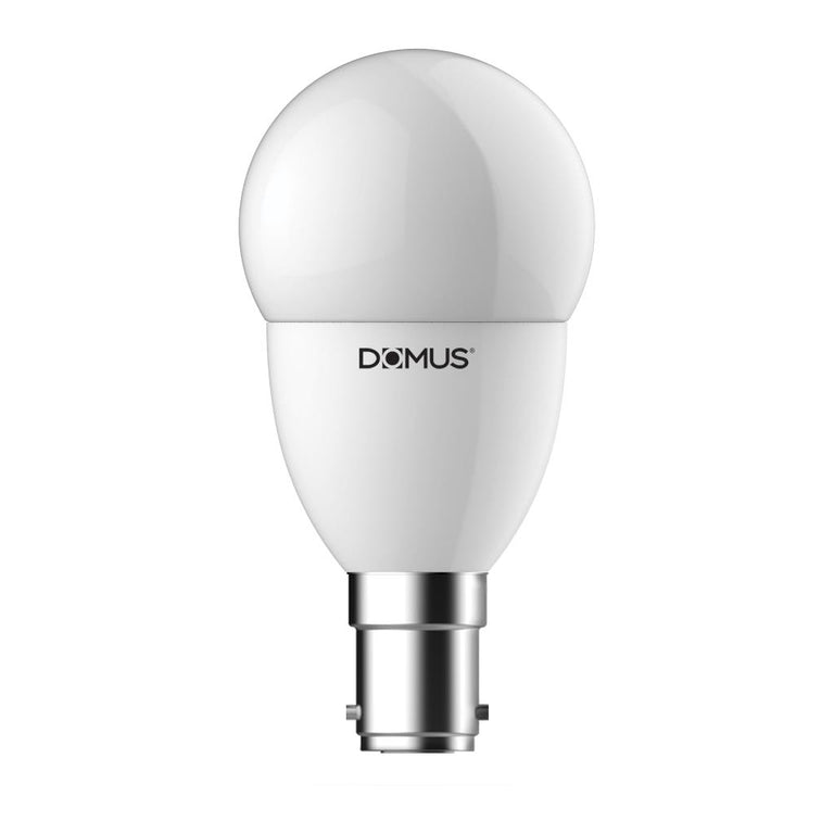 Key Round 6 Watt Frosted Diffuser Dimmable LED Globe Chrome B15 / Warm White - 65020