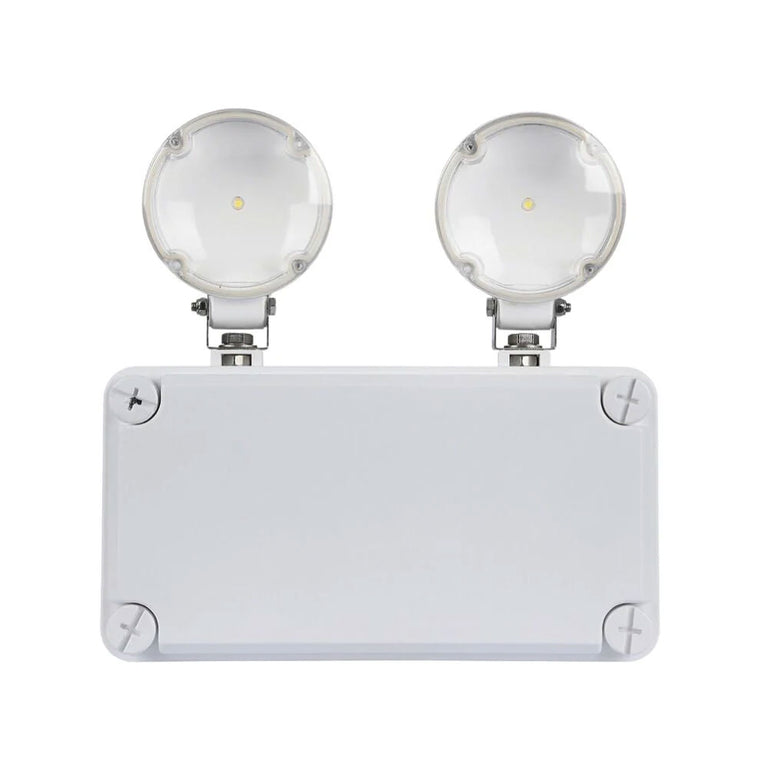 Twin Spot 2 x 2.5W Emergency Light White - 66108