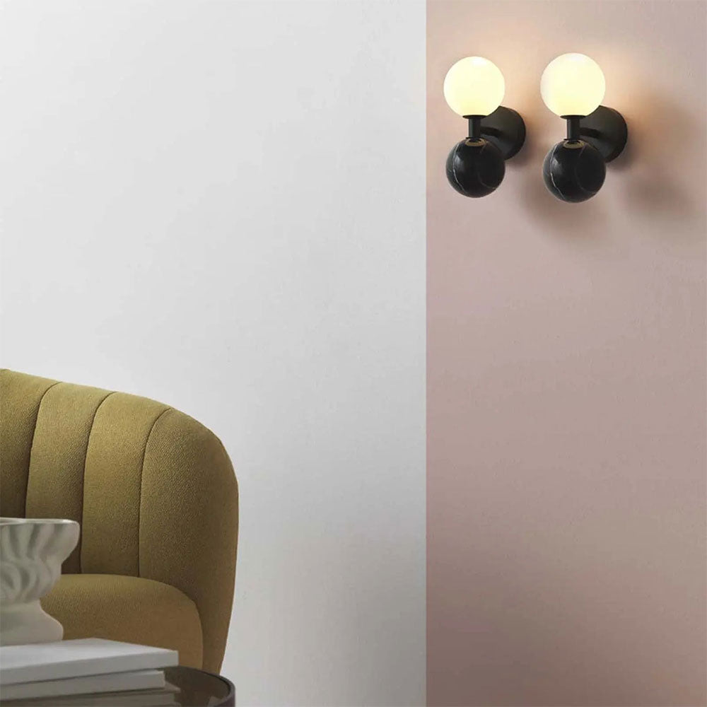 Dalt LED Wall Light Matt Black / Black - ARO.A1280/NEG