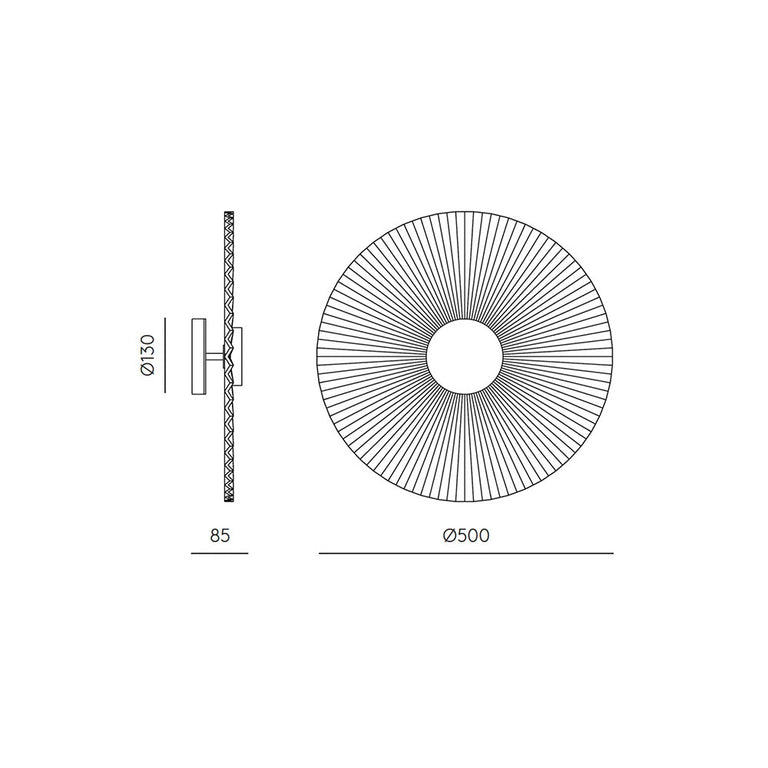 Osion LED Wall Light Matt Black - ARO.A1132/NEG/TBC