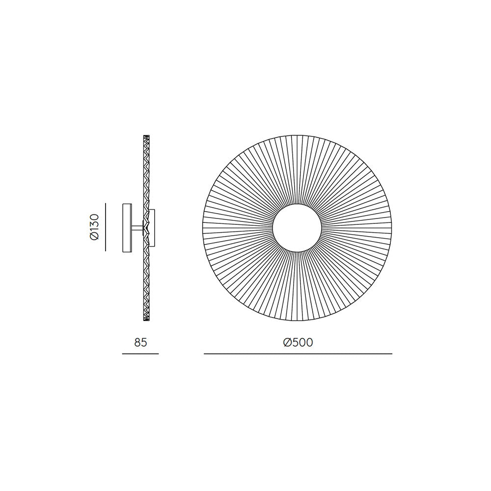 Osion LED Wall Light Matt Brass - ARO.A1132/ORO/TBC