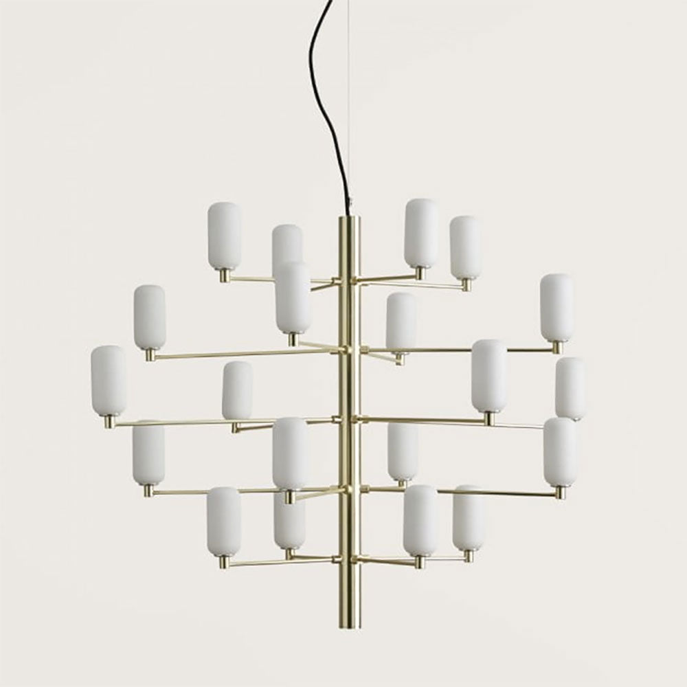 Gand LED 20 Light Pendant Matt Brass / Opal - ARO.C1271/ORO/OPAL