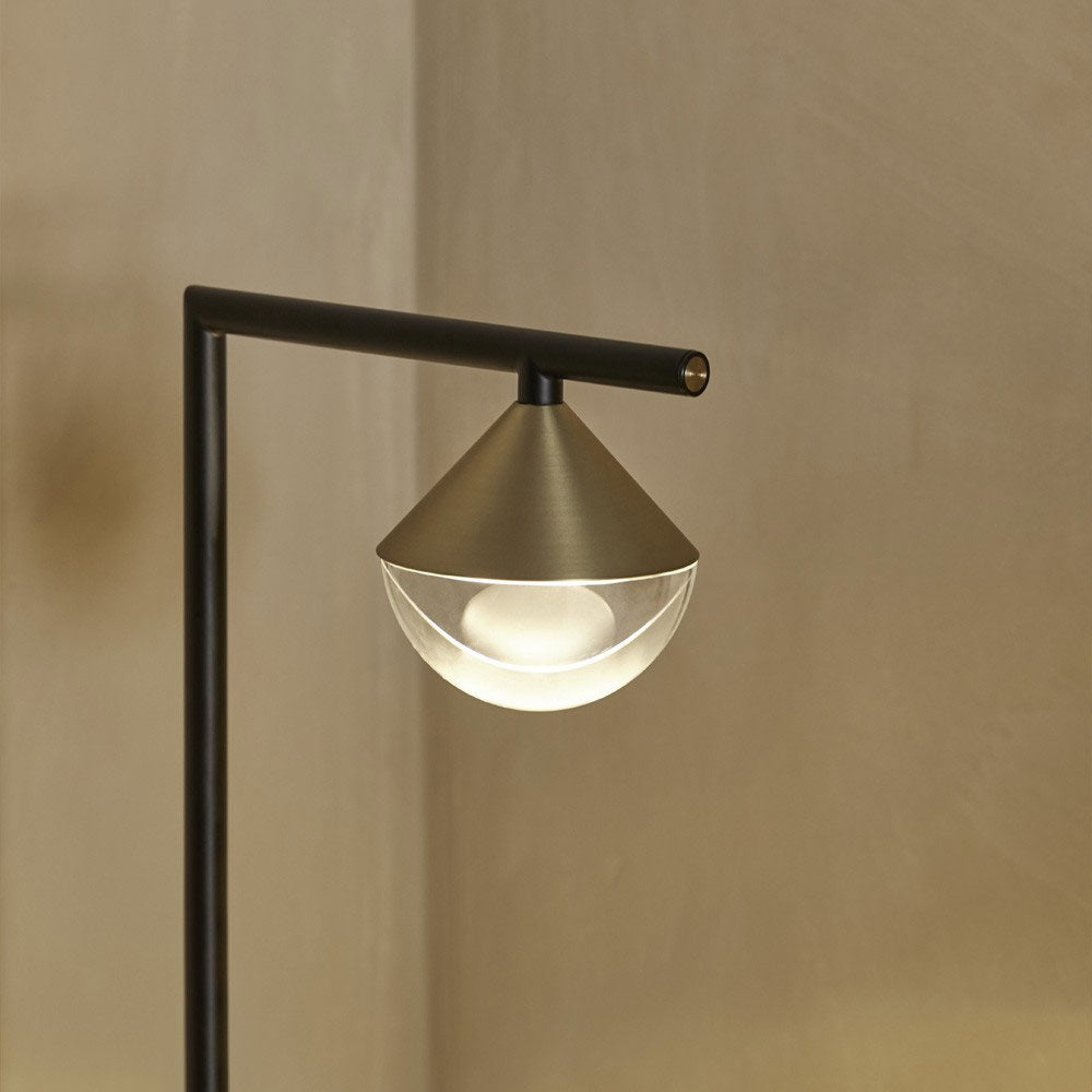 Nino LED Table Lamp Matt Black / Matt Brass - ARO.S1275