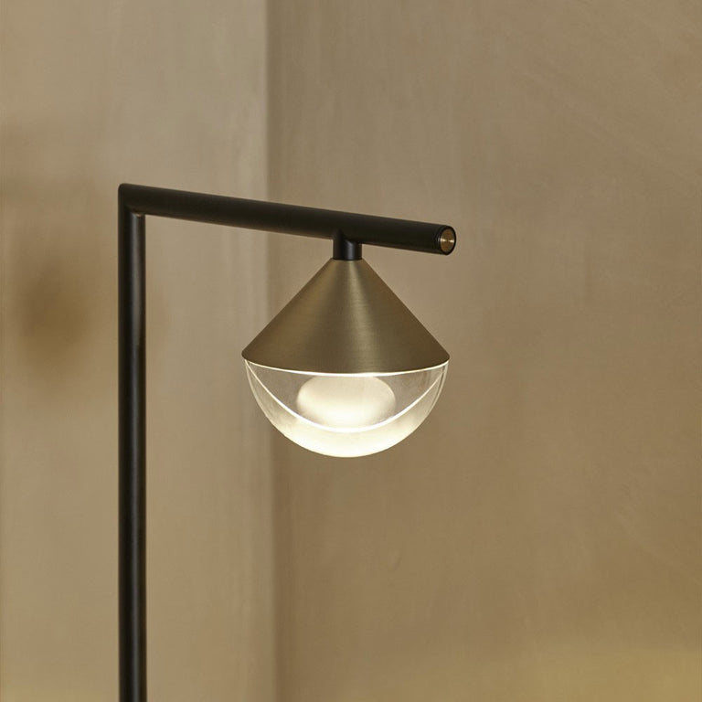 Nino LED Table Lamp Matt Black / Matt Brass - ARO.S1275