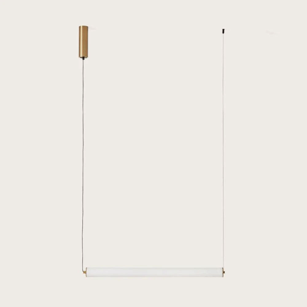 Tube LED Pendant Matt Brass - ARO.C1296/ORO