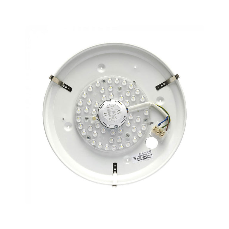 Luna Opal Acrylic 24W LED Oyster White / Cool White - 720-LED24