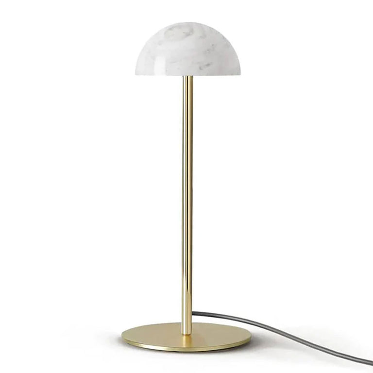Dussa LED Table Lamp Brass / White - ARO.S1307/ORO-BCO