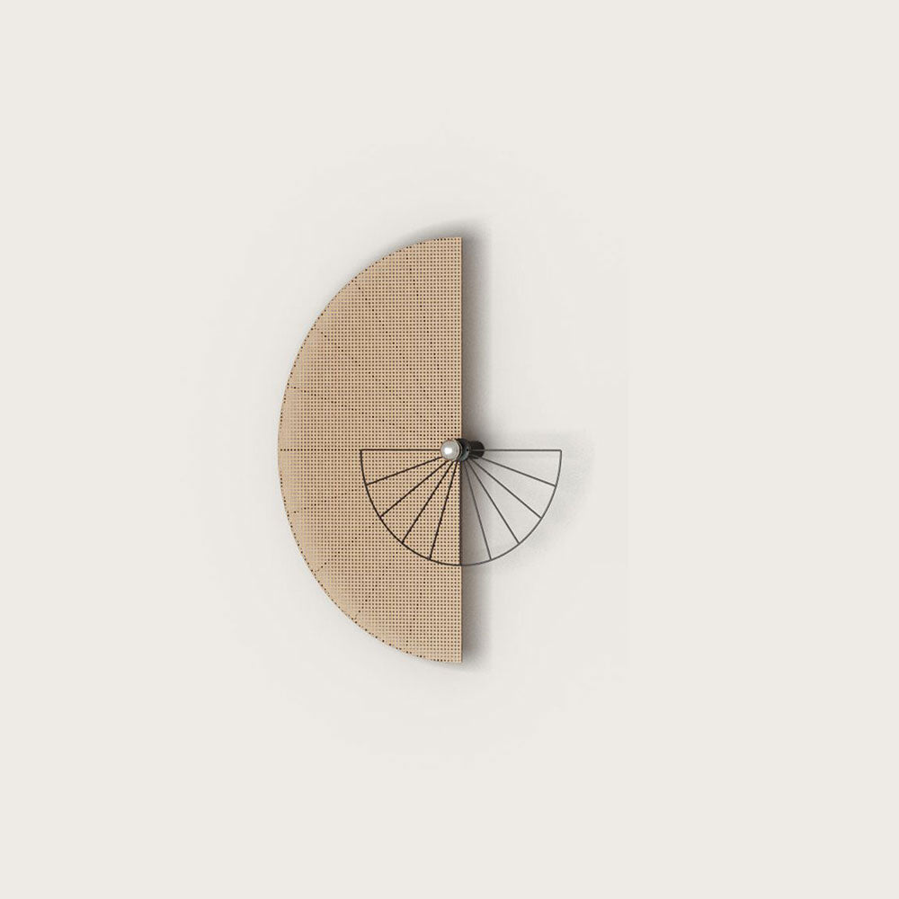 Ghaban Wall Light Black