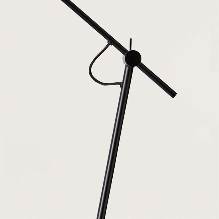 Boa Floor Lamp Matt Black / Matt Brass - ARO.P1193/ORO