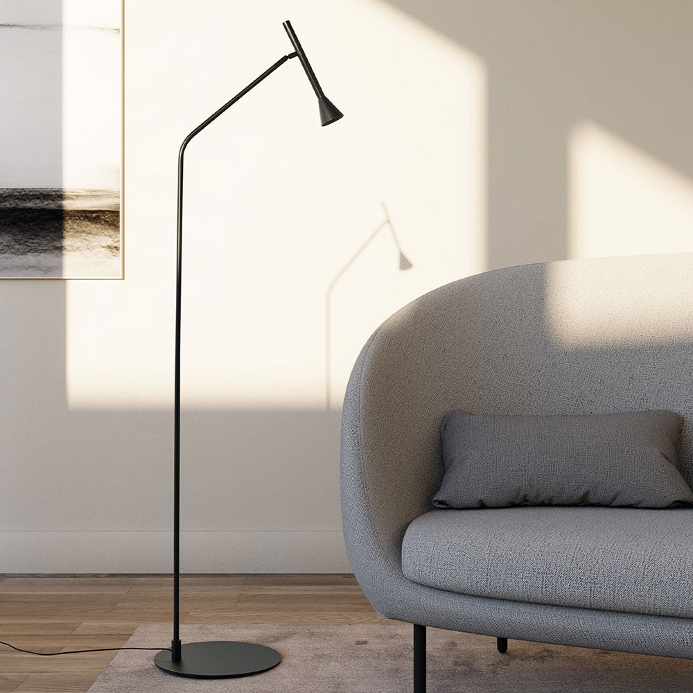 Lyb LED Floor Lamp Matt Black - ARO.P1274/NEG