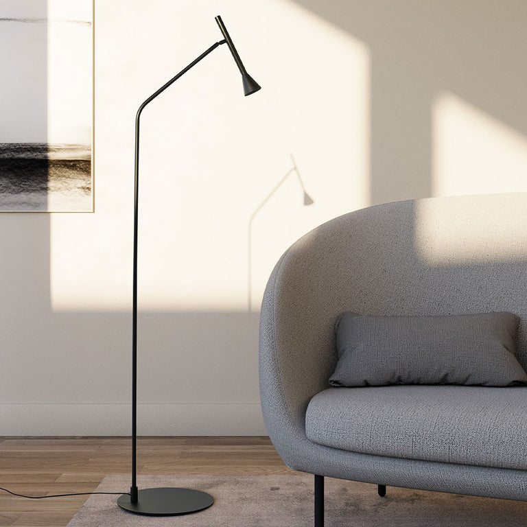 Lyb LED Floor Lamp Matt Black - ARO.P1274/NEG