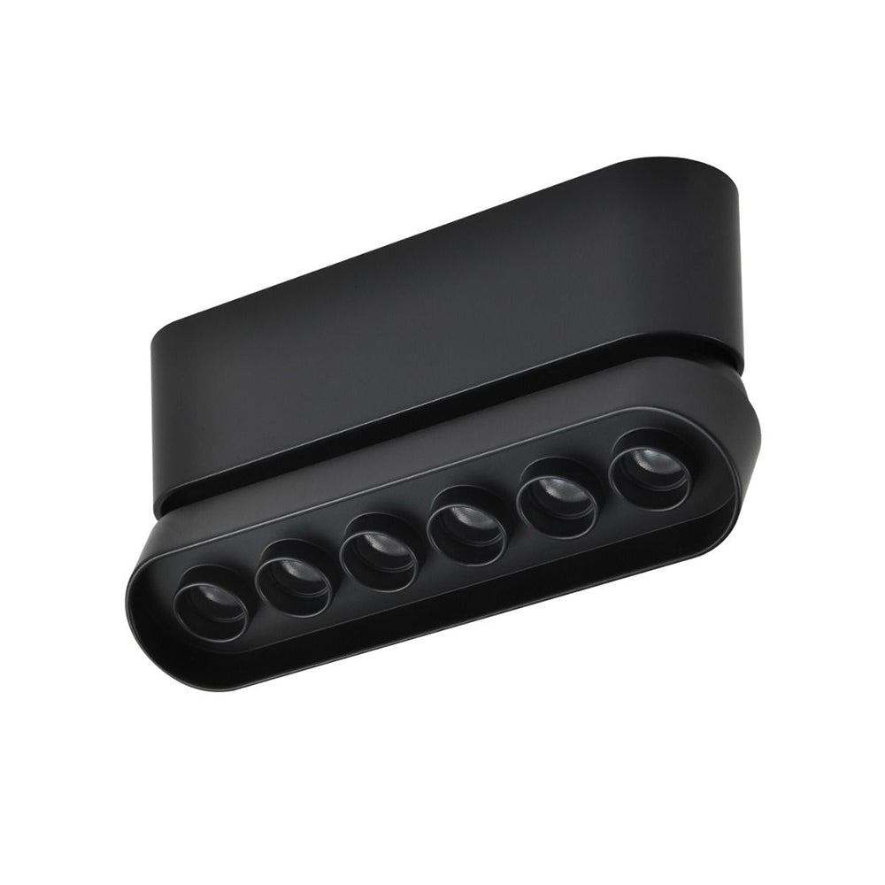 Magnetic 8W LED Dimmable Slim Adjustable 36° Spot Light Black / Warm White
