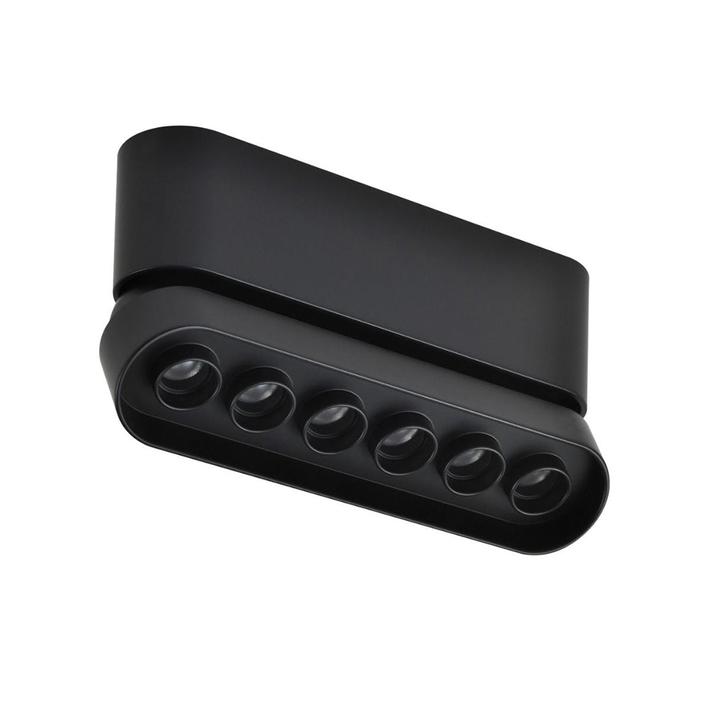 Magnetic 8W LED Dimmable Slim Adjustable 36° Spot Light Black / Warm White