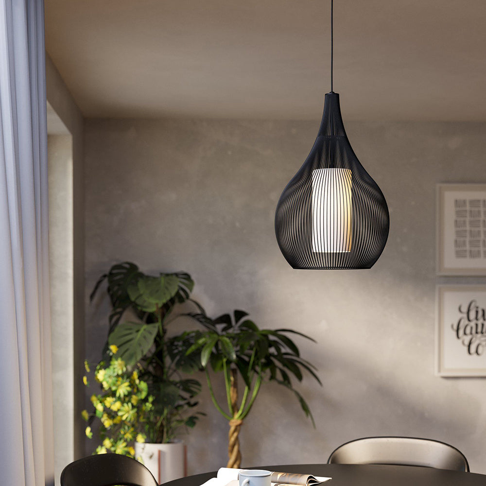 Razoni Large Pendant Black - 900828N