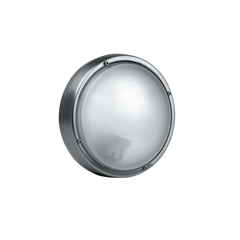 Docks 15W LED IP66 Plain Bulkhead Stainless Steel / Cool White - GD9106-SS